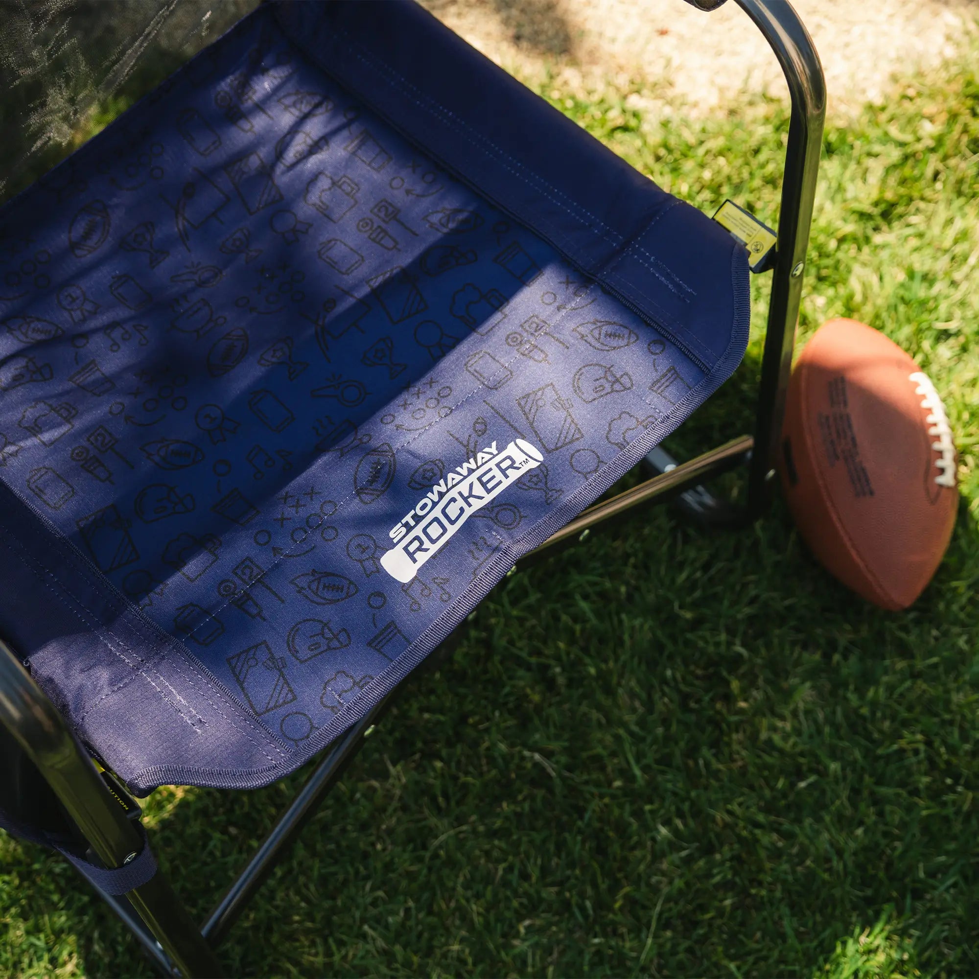 Ultra-Comfortable Stowaway Rocker - Camp Rocker Chair for Fishing & Beach Trips Detail