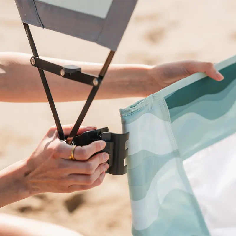 Heavy Duty SunShade Accessory - Pastel Green - Instant Sunshade Umbrella for Tailgating Detail
