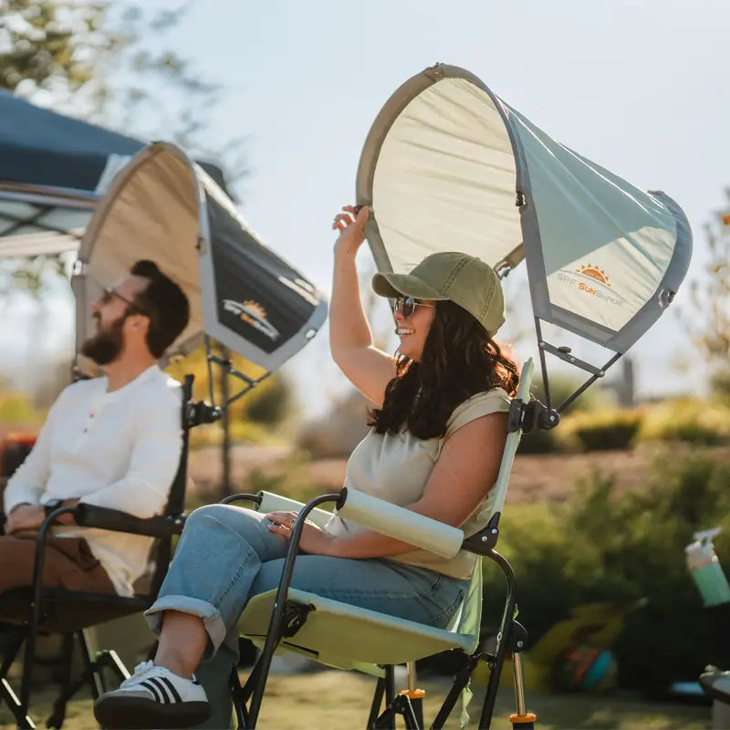 Heavy Duty SunShade Accessory - Pastel Green - Instant Sunshade Umbrella for Tailgating Detail