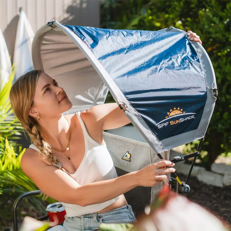 Instant Pop-Up SunShade Accessory - Indigo - SunShade Canopy for Beach & Camping Detail