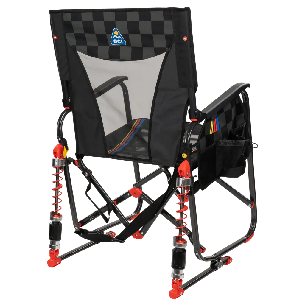 Heavy Duty Adjustable Rocker - NASCAR - Camp Rocker Chair for Fishing & Beach Trips Detail