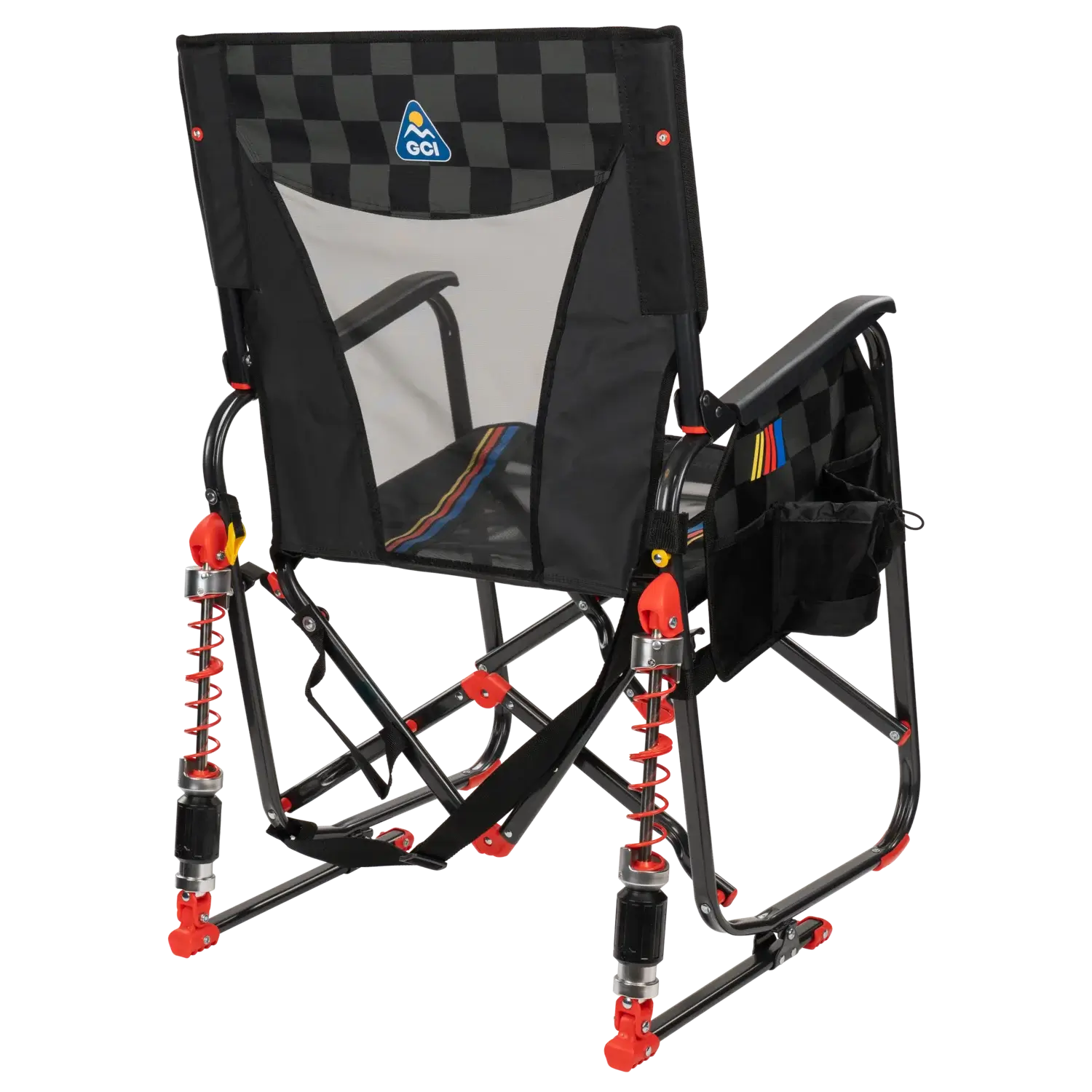 Heavy Duty Adjustable Rocker - NASCAR - Camp Rocker Chair for Fishing & Beach Trips Detail