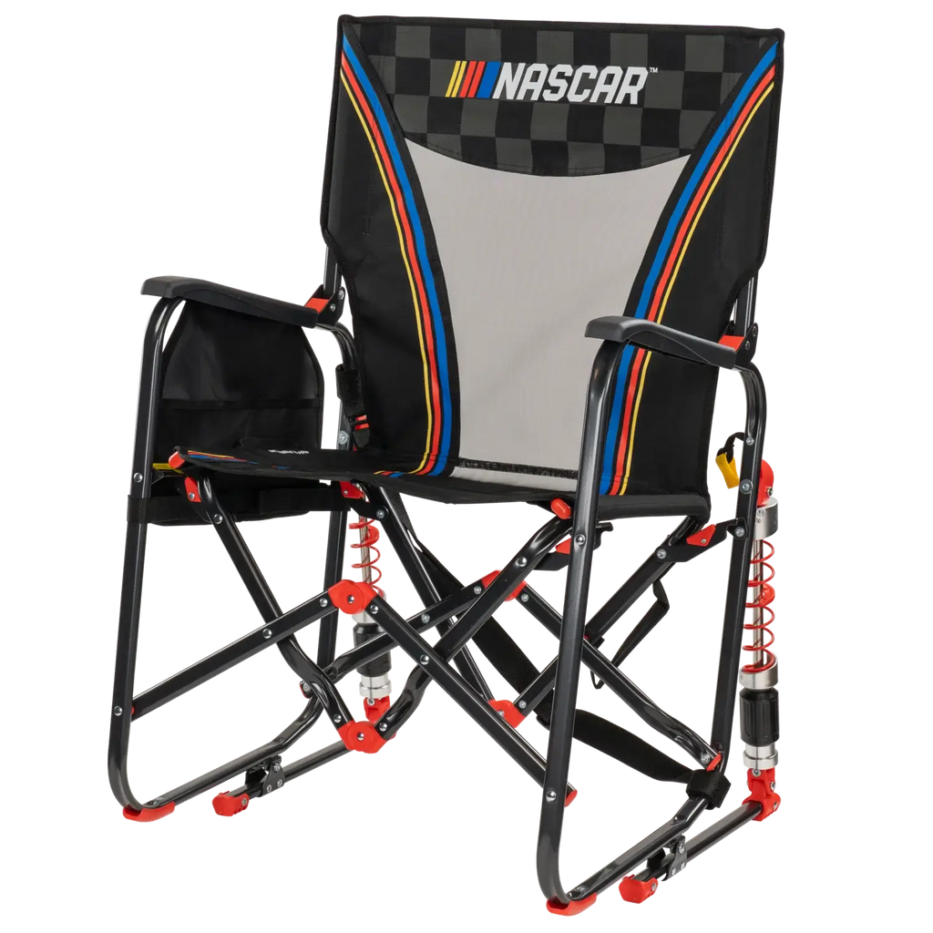 Heavy Duty Adjustable Rocker - NASCAR - Camp Rocker Chair for Fishing & Beach Trips Detail