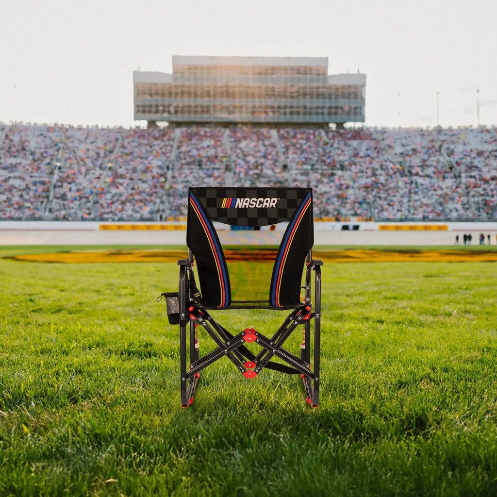Heavy Duty Adjustable Rocker - NASCAR - Camp Rocker Chair for Fishing & Beach Trips Detail