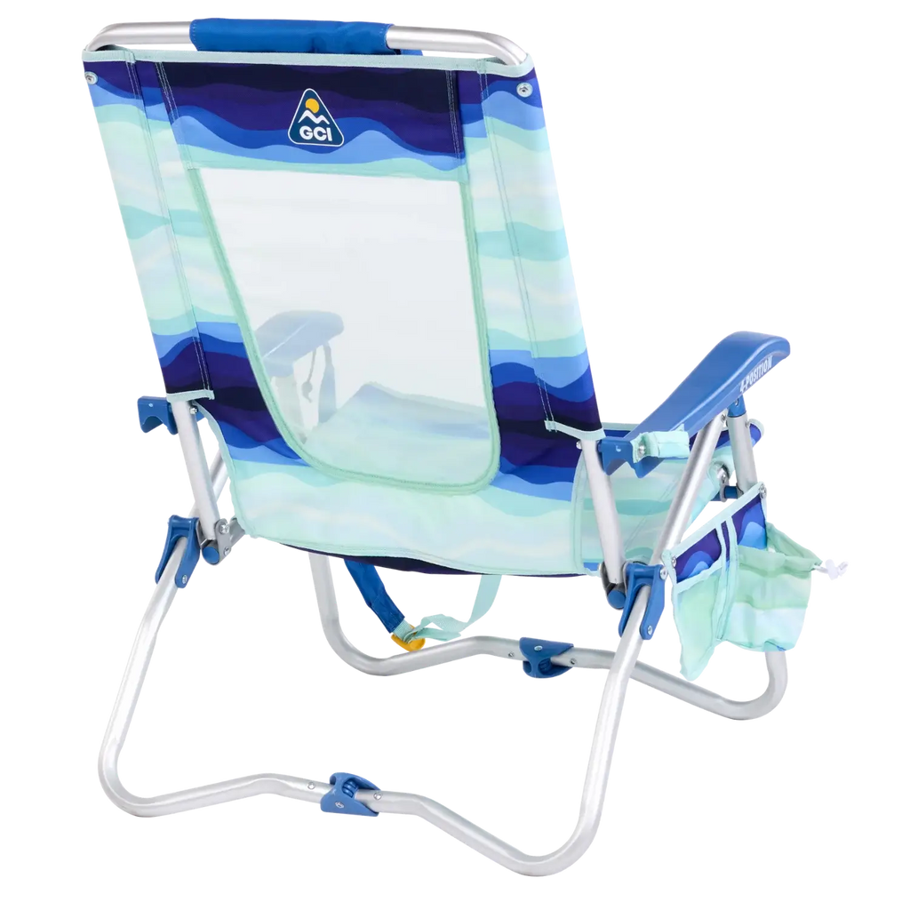 Premium All-Weather Bi-Fold Beach Chair - Outdoor Rocking Chairs with Dynamic Comfort Edge Detail