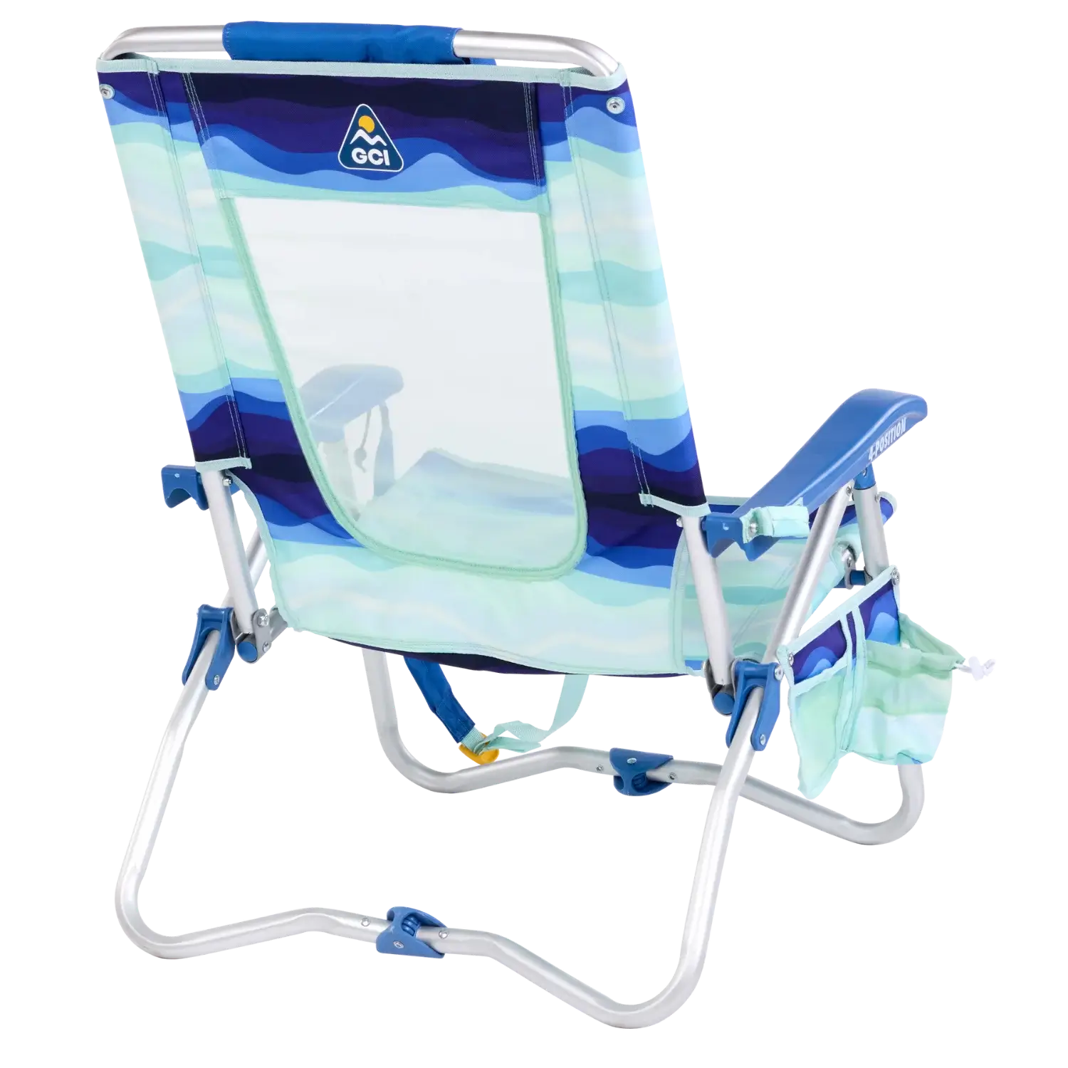 Premium All-Weather Bi-Fold Beach Chair - Outdoor Rocking Chairs with Dynamic Comfort Edge Detail
