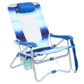 Premium All-Weather Bi-Fold Beach Chair - Outdoor Rocking Chairs with Dynamic Comfort Edge - Wave