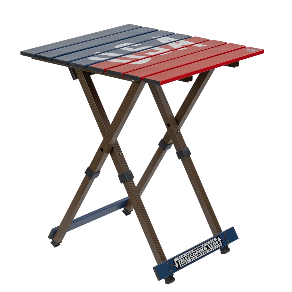 Portable Outdoor Compact Camp Table 20 - USA Anniversary Deluxe - Portable Camp Kitchen Table Counter - Default Title
