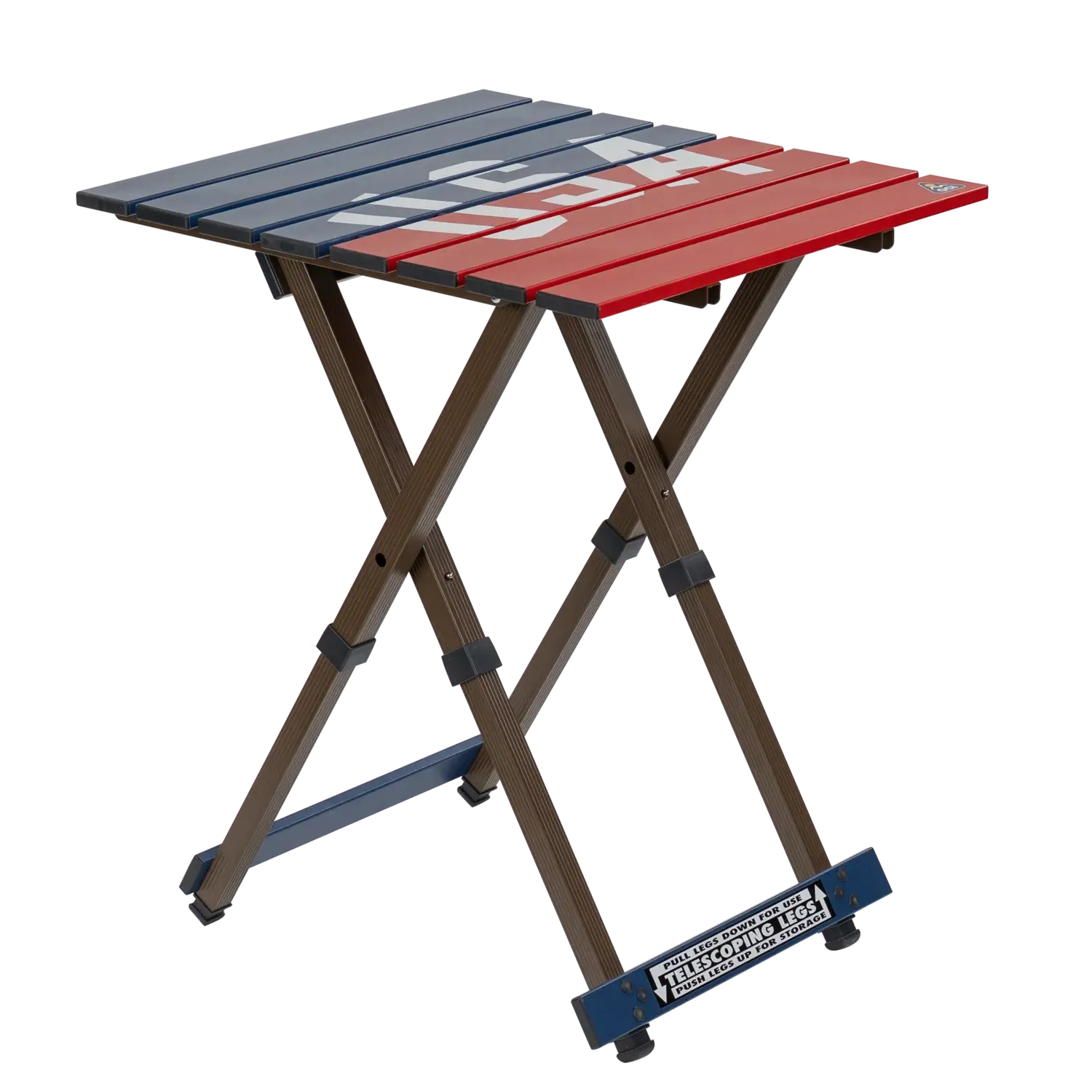 Portable Outdoor Compact Camp Table 20 - USA Anniversary Deluxe - Portable Camp Kitchen Table Counter - Default Title