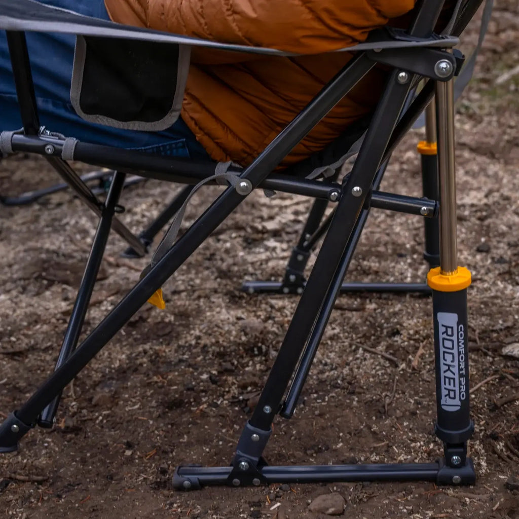 Foldable Comfort Pro Rocker - Rocker Chair for Camping & Lawns Detail