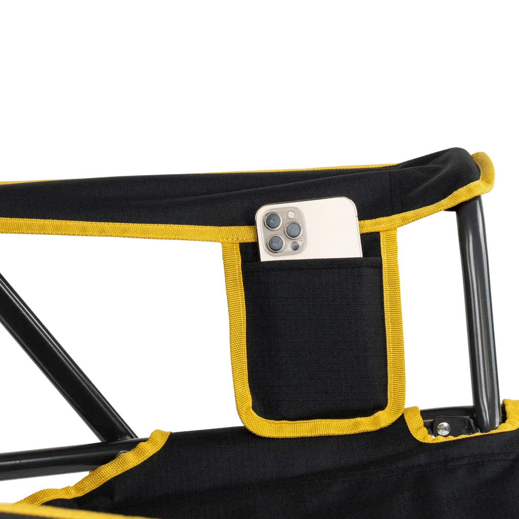 Ultra-Comfortable Comfort Pro Rocker - Iowa Hawkeyes - Outdoor Rocking Chairs with Dynamic Comfort Edge Detail