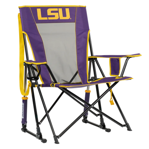 Foldable Comfort Pro Rocker - LSU Tigers - Outdoor Rocking Chairs with Dynamic Comfort Edge - Default Title