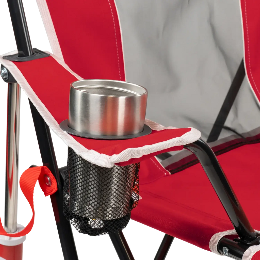 Ultra-Comfortable Comfort Pro Rocker - Nebraska Cornhuskers - Outdoor Rocking Chairs with Dynamic Comfort Edge Detail