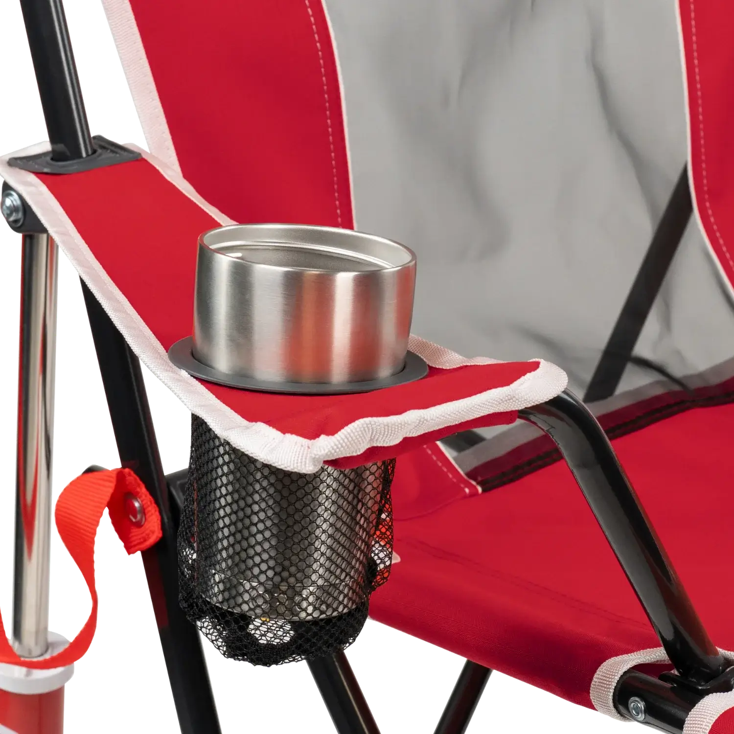 Ultra-Comfortable Comfort Pro Rocker - Nebraska Cornhuskers - Outdoor Rocking Chairs with Dynamic Comfort Edge Detail