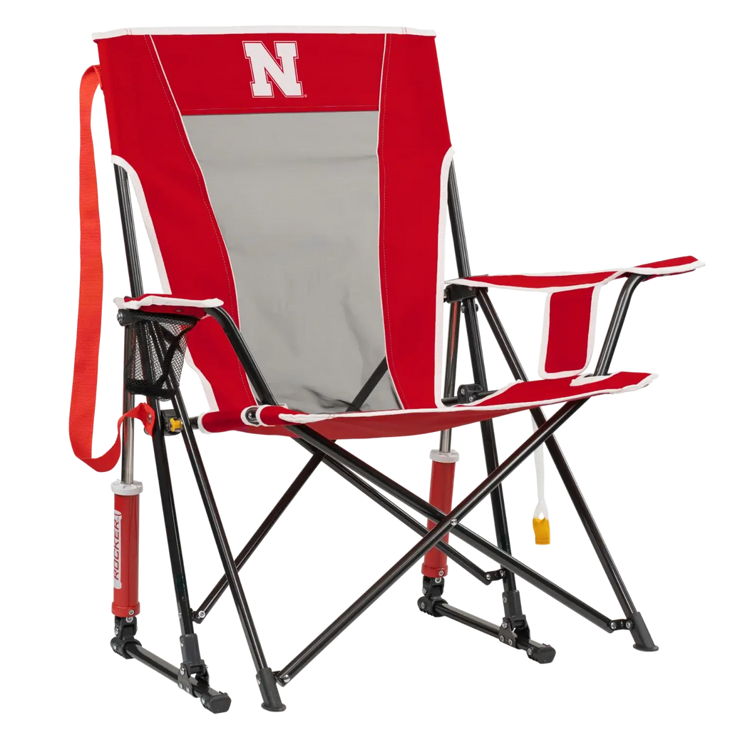 Ultra-Comfortable Comfort Pro Rocker - Nebraska Cornhuskers - Outdoor Rocking Chairs with Dynamic Comfort Edge - Default Title