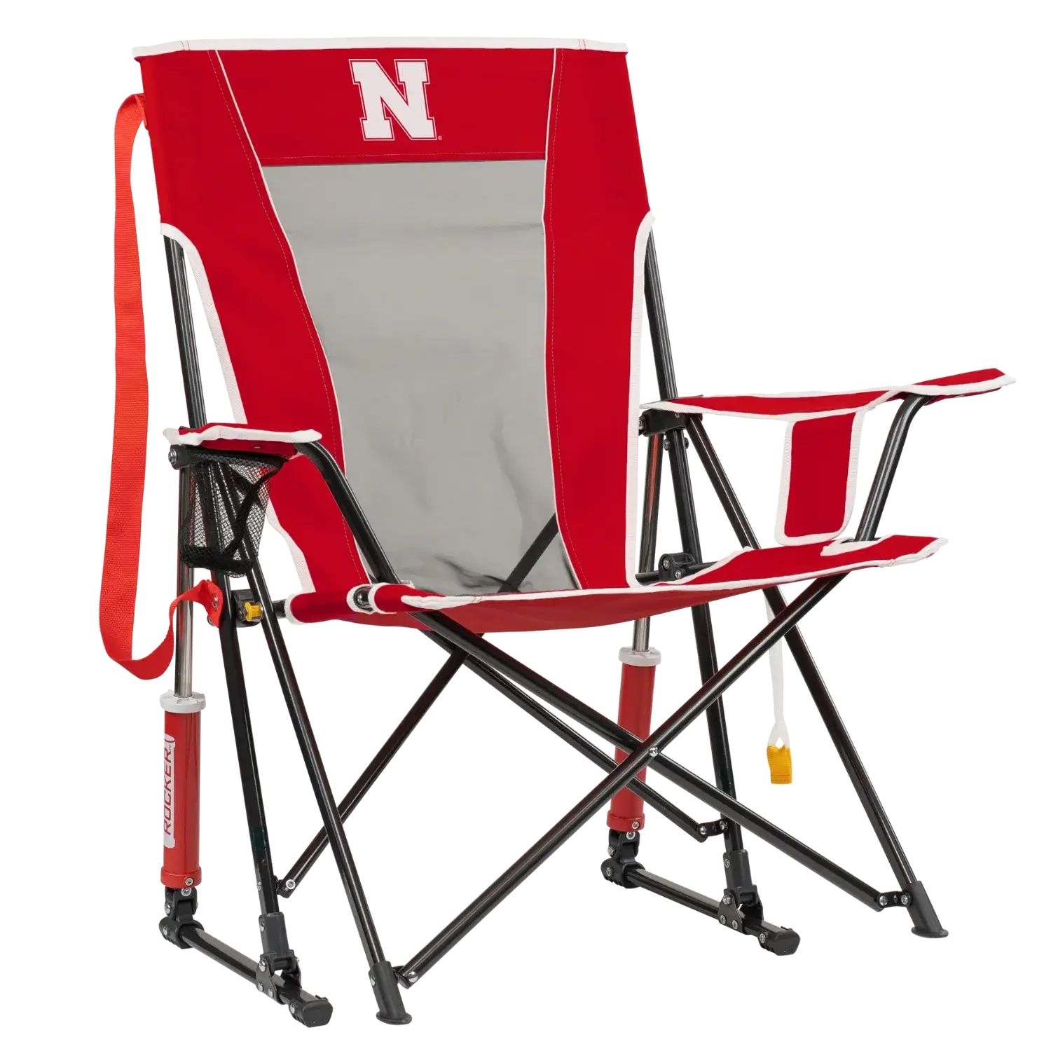 Ultra-Comfortable Comfort Pro Rocker - Nebraska Cornhuskers - Outdoor Rocking Chairs with Dynamic Comfort Edge - Default Title