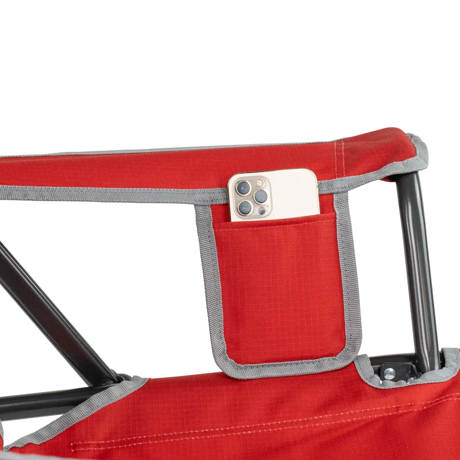 Premium All-Weather Comfort Pro Rocker - Ohio State Buckeyes - Rocker Chair for Camping & Lawns Detail