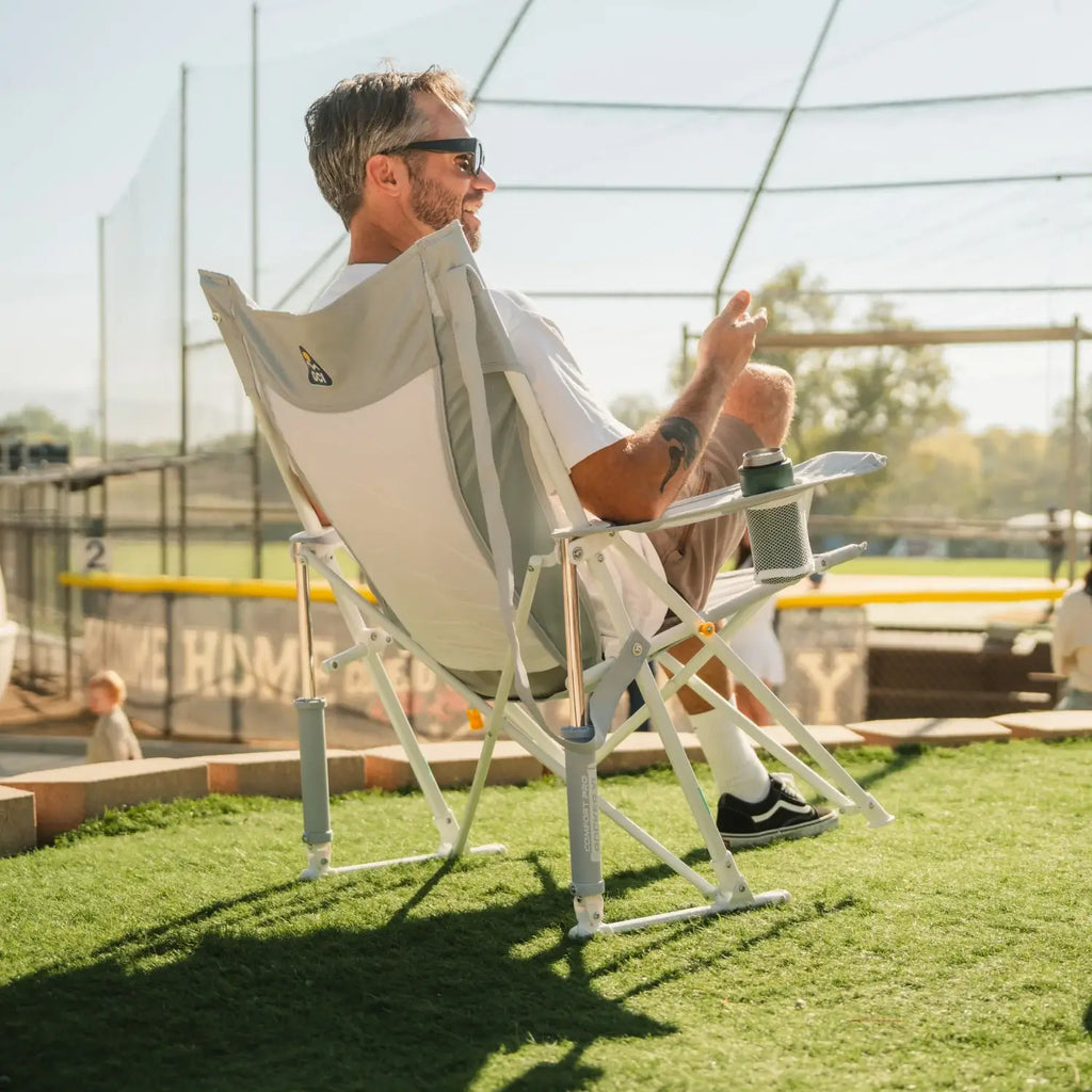 Premium All-Weather Comfort Pro Rocker XL - Rocker Chair for Camping & Lawns Detail