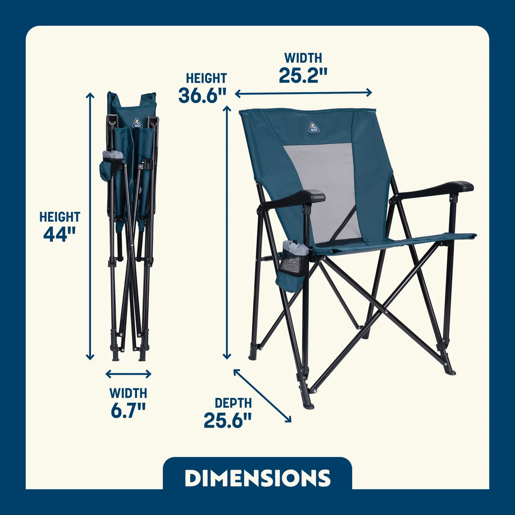 Heavy Duty Eazy Chair - Rocker Chair for Camping & Lawns Detail