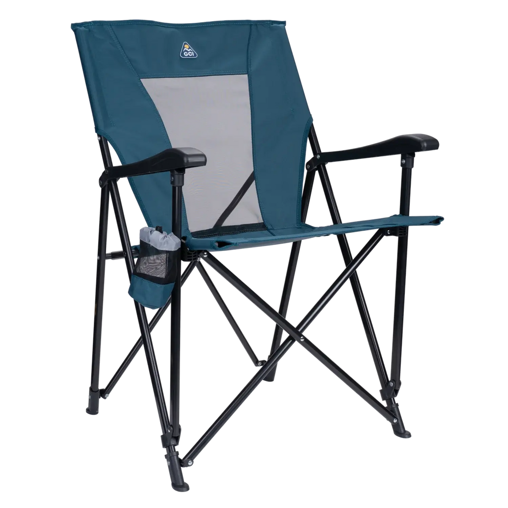 Heavy Duty Eazy Chair - Rocker Chair for Camping & Lawns - Teal
