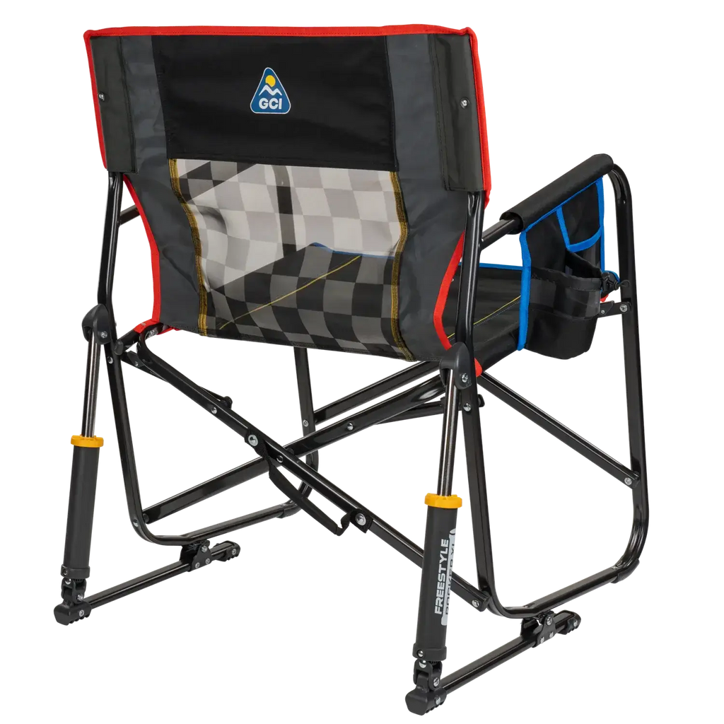 Foldable Freestyle Rocker XL - NASCAR - Folding Rocking Chair - Perfect for Tailgating Detail