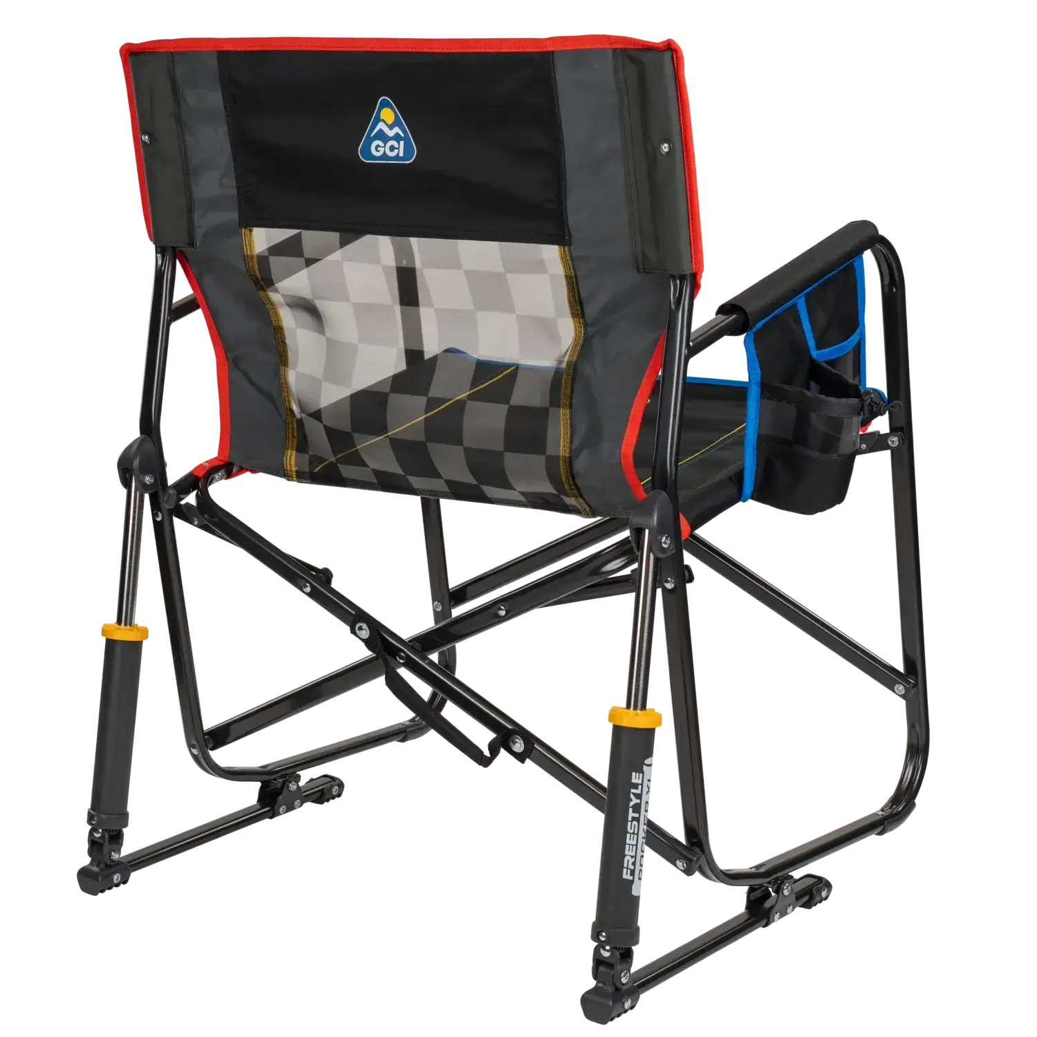 Foldable Freestyle Rocker XL - NASCAR - Folding Rocking Chair - Perfect for Tailgating Detail