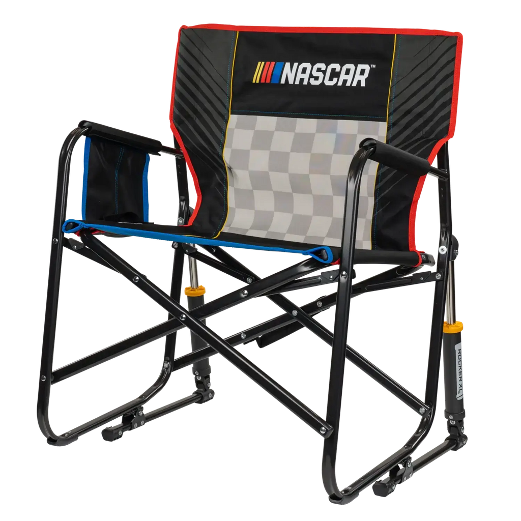 Foldable Freestyle Rocker XL - NASCAR - Folding Rocking Chair - Perfect for Tailgating Detail
