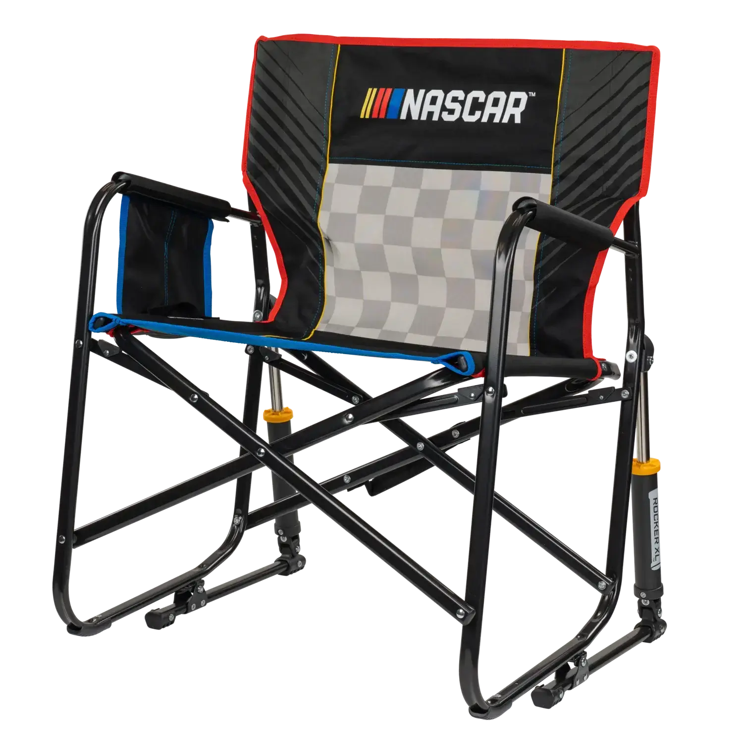 Foldable Freestyle Rocker XL - NASCAR - Folding Rocking Chair - Perfect for Tailgating Detail