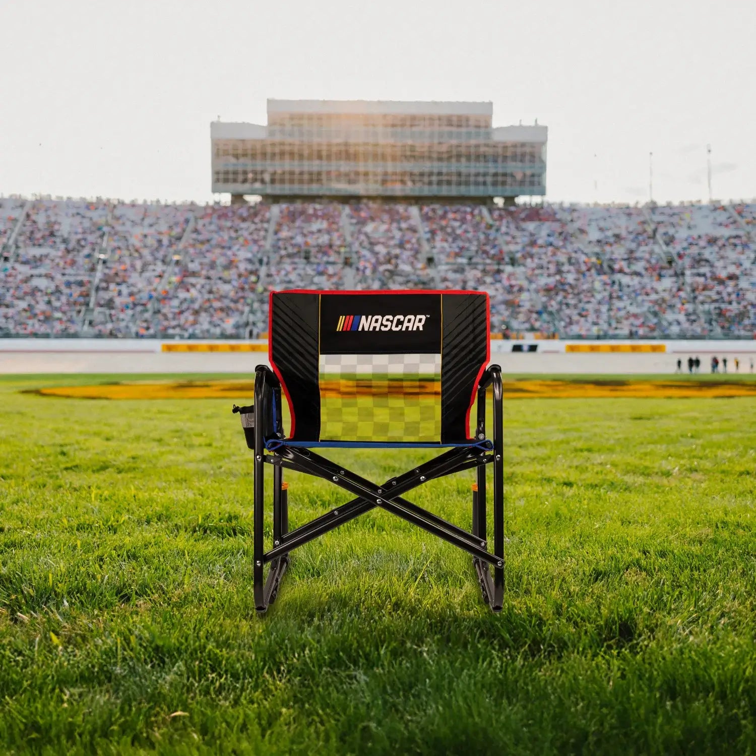 Foldable Freestyle Rocker XL - NASCAR - Folding Rocking Chair - Perfect for Tailgating Detail