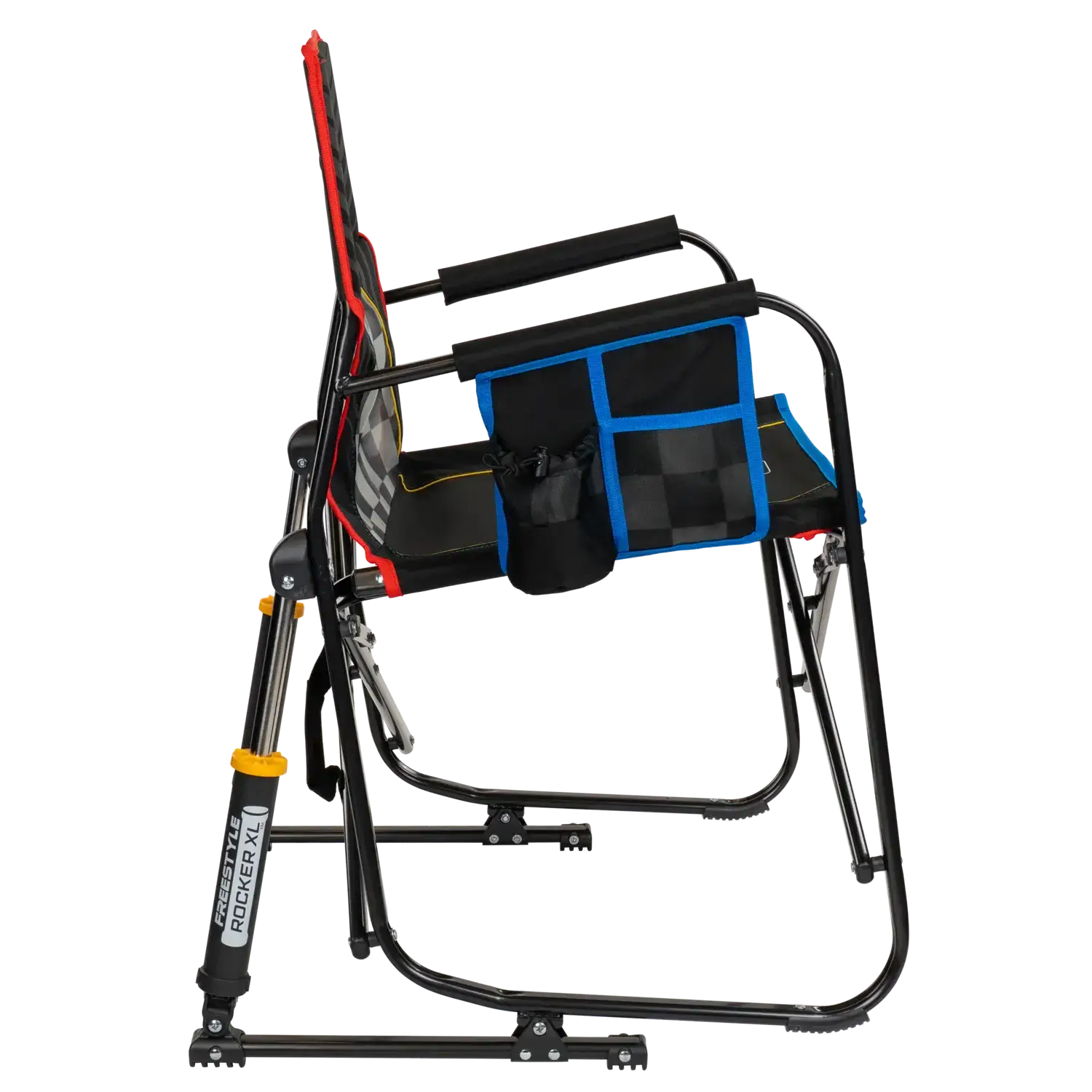 Foldable Freestyle Rocker XL - NASCAR - Folding Rocking Chair - Perfect for Tailgating Detail