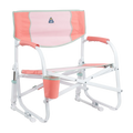 Heavy Duty Grab & Go Rocker - Rocker Chair for Camping & Lawns - Coral