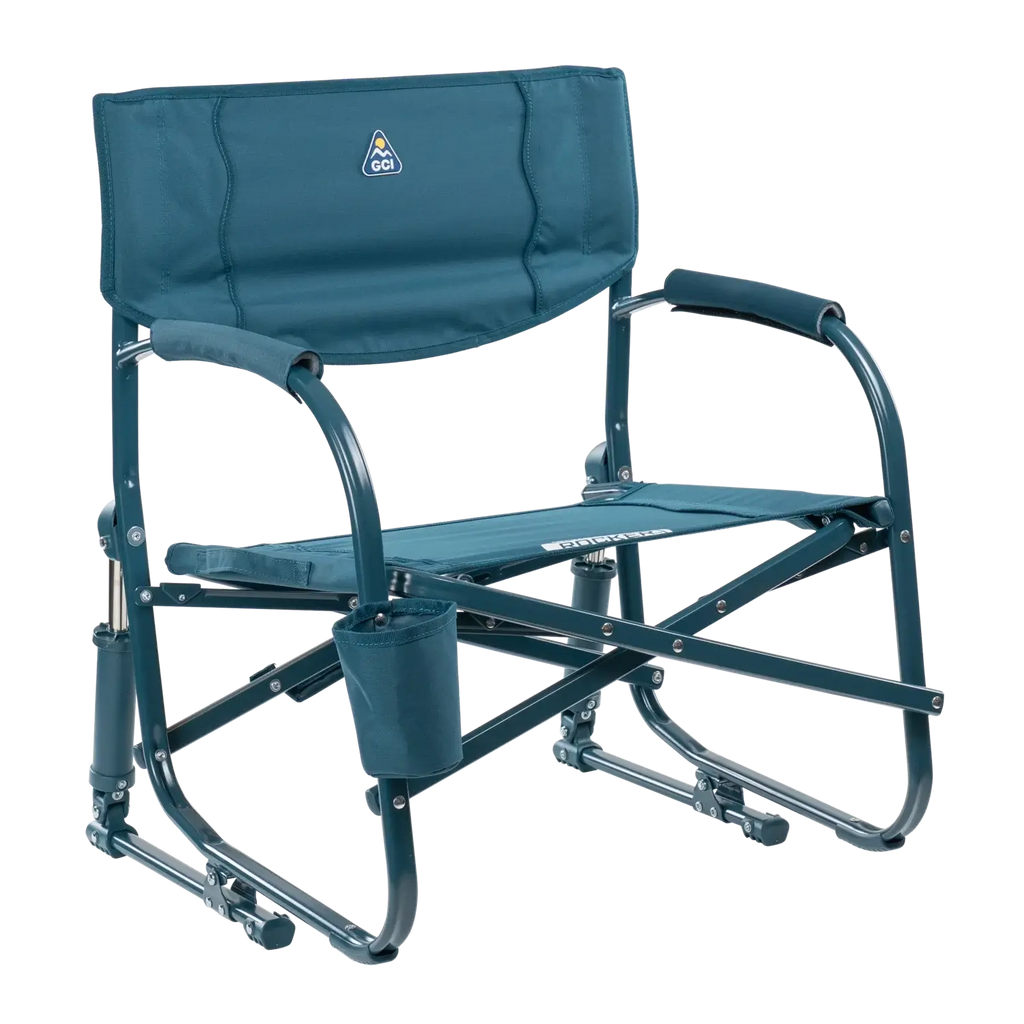 Heavy Duty Grab & Go Rocker - Rocker Chair for Camping & Lawns - Teal