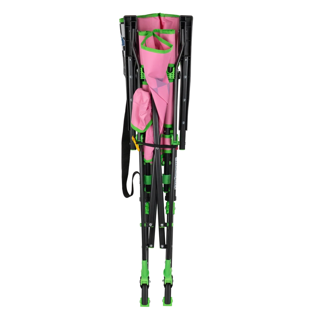 Heavy Duty NASCAR RoadTrip Rocker - Pink - Folding Rocking Chair - Perfect for Tailgating Detail