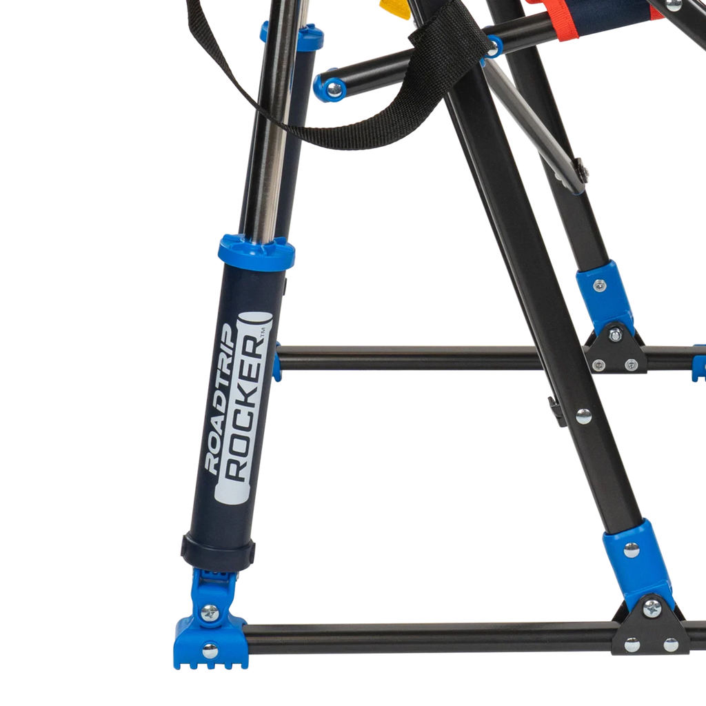 Premium All-Weather NASCAR RoadTrip Rocker - Blue - Camp Rocker Chair for Fishing & Beach Trips Detail