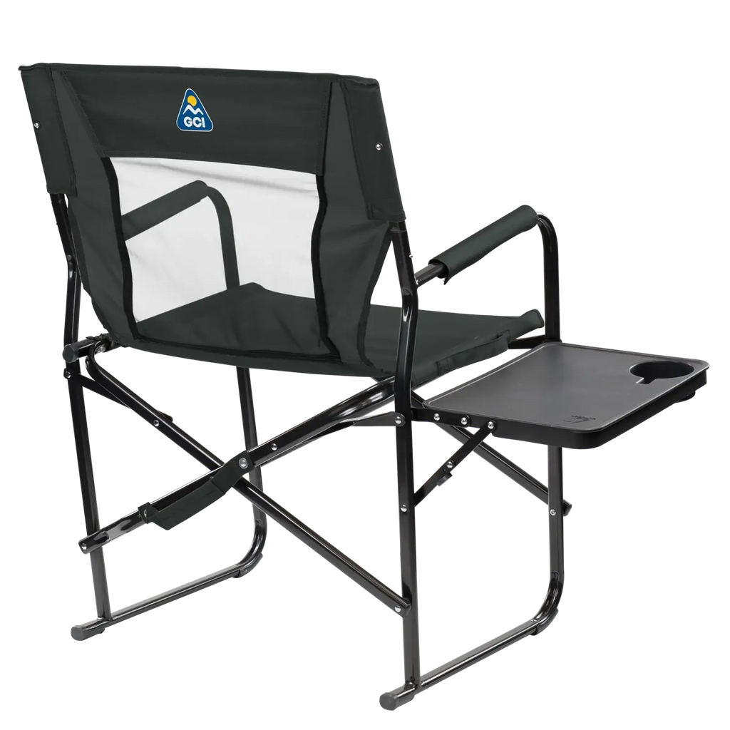 Ergonomic Portable Slim-Fold Director's Chair XL - Folding Rocking Chair - Perfect for Tailgating Detail