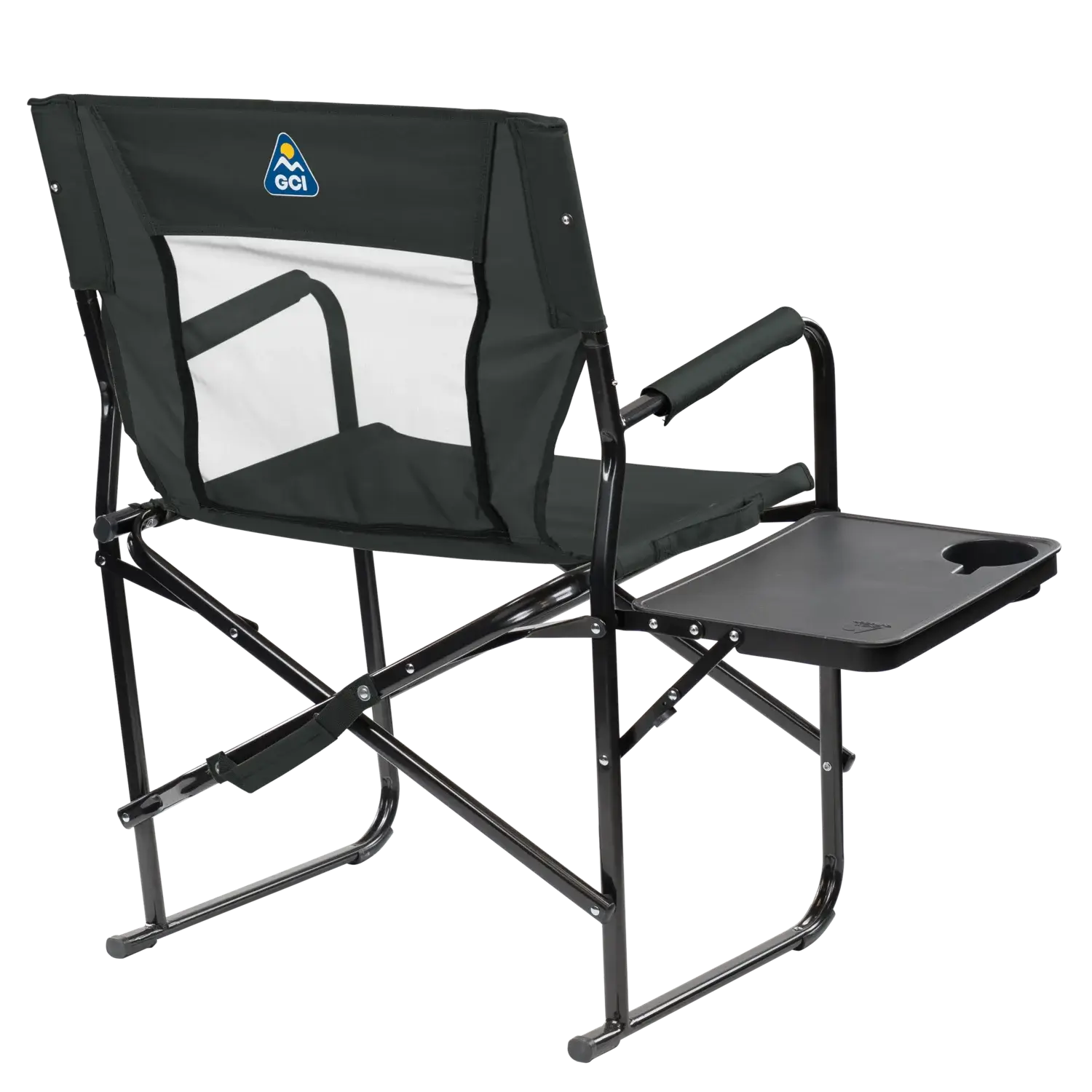 Ergonomic Portable Slim-Fold Director's Chair XL - Folding Rocking Chair - Perfect for Tailgating Detail