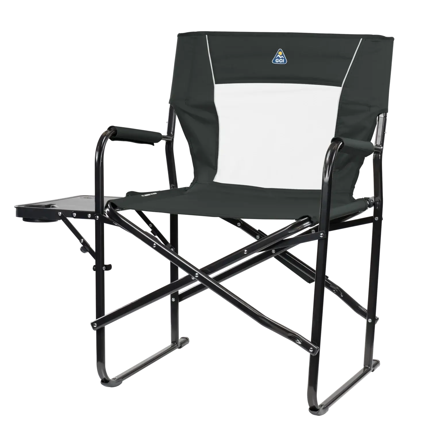 Ergonomic Portable Slim-Fold Director's Chair XL - Folding Rocking Chair - Perfect for Tailgating Detail