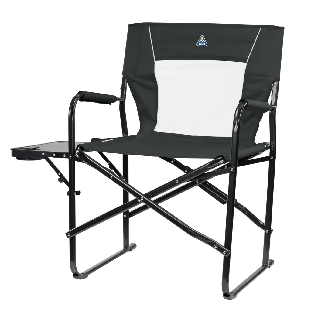 Ergonomic Portable Slim-Fold Director's Chair XL - Folding Rocking Chair - Perfect for Tailgating Detail