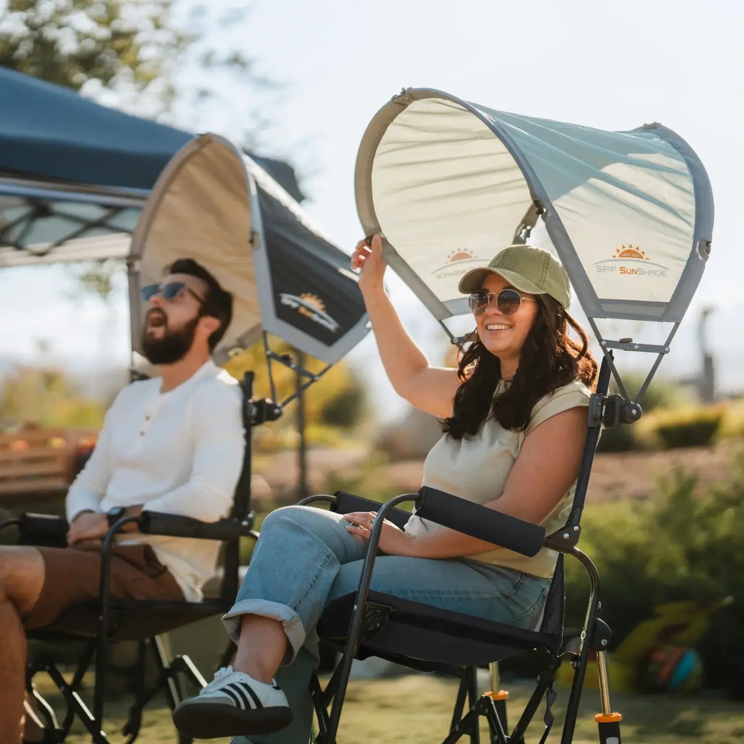 Ultra-Comfortable Stowaway Rocker - Camp Rocker Chair for Fishing & Beach Trips Detail