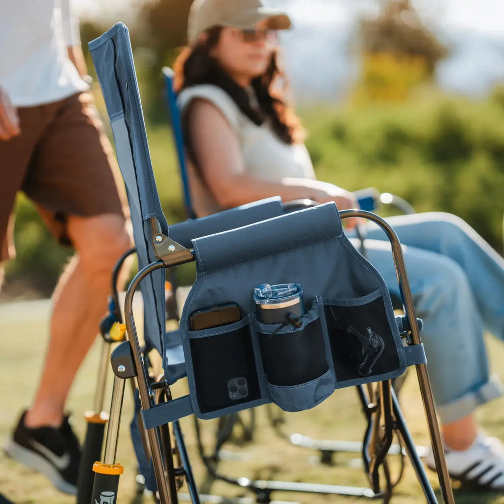 Ultra-Comfortable Stowaway Rocker - Camp Rocker Chair for Fishing & Beach Trips Detail
