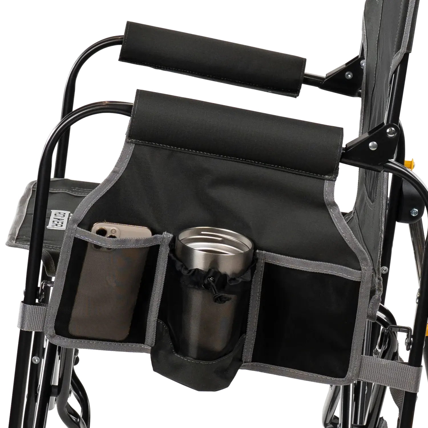 Foldable Stowaway Rocker with Side Table - Camp Rocker Chair for Fishing & Beach Trips Detail