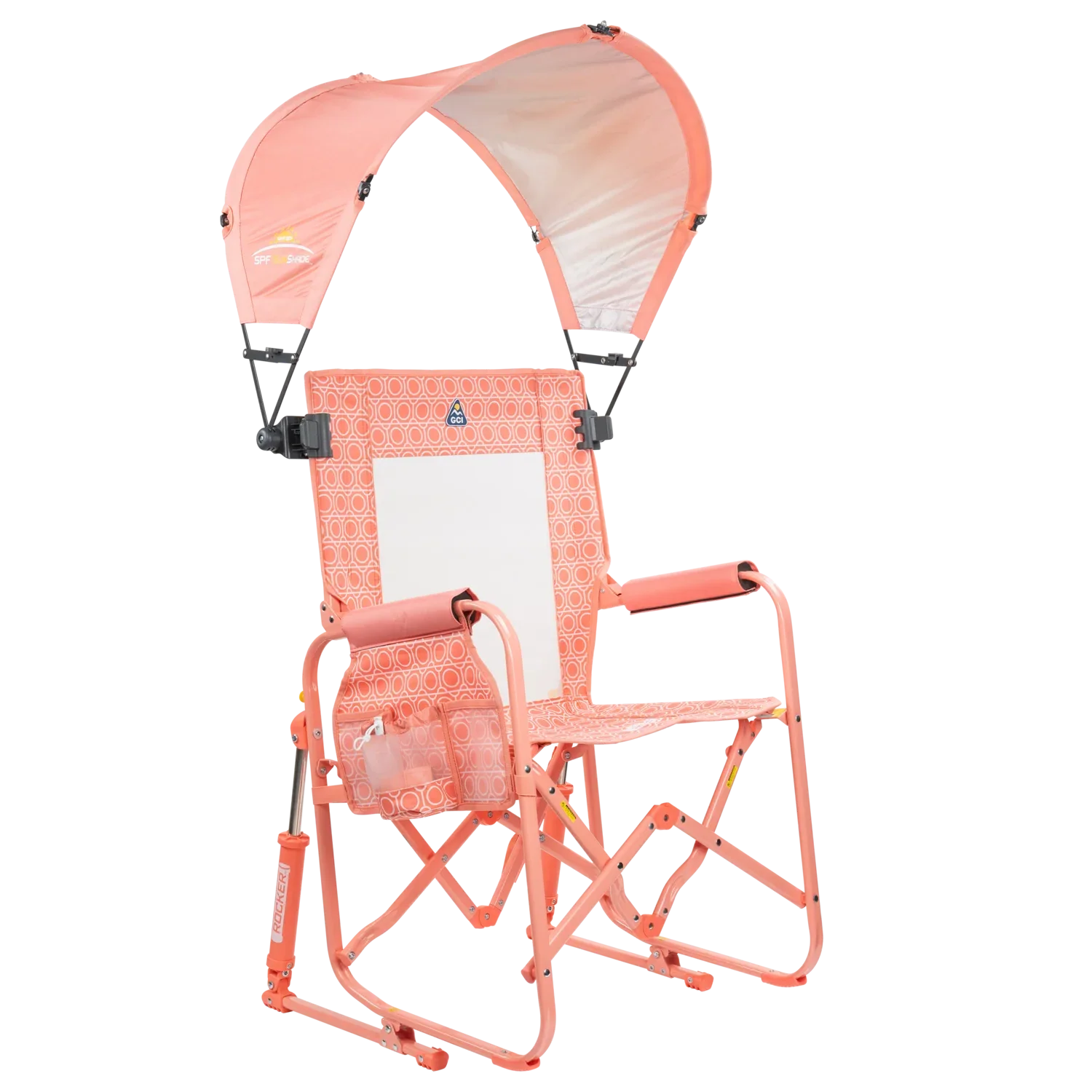 Premium All-Weather SunShade Accessory - Coral - Pop-Up Outdoor Sun Shelter - UV400 Protection Detail