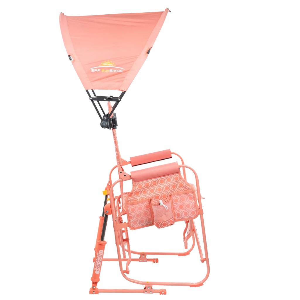 Premium All-Weather SunShade Accessory - Coral - Pop-Up Outdoor Sun Shelter - UV400 Protection Detail