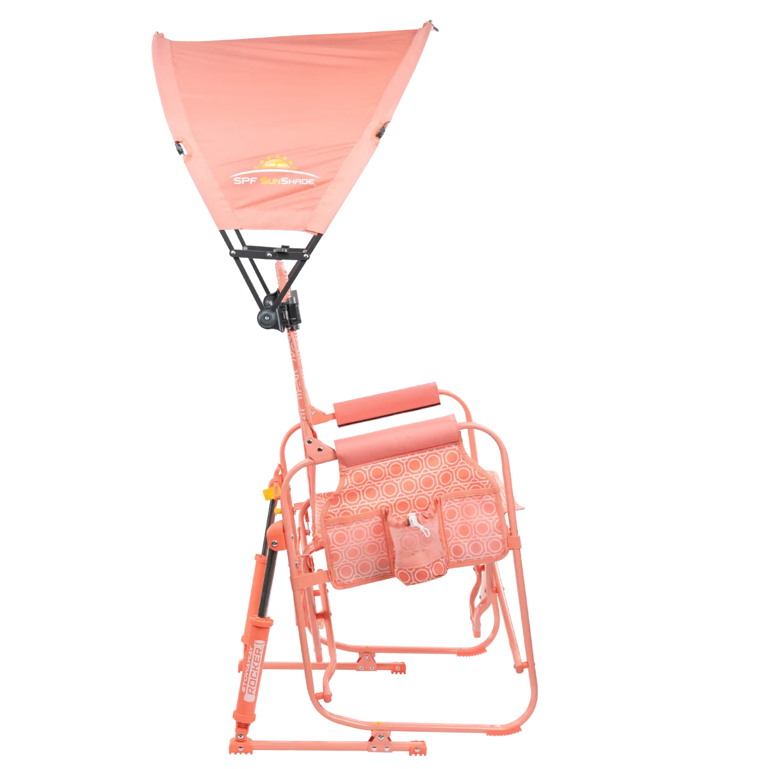Premium All-Weather SunShade Accessory - Coral - Pop-Up Outdoor Sun Shelter - UV400 Protection Detail
