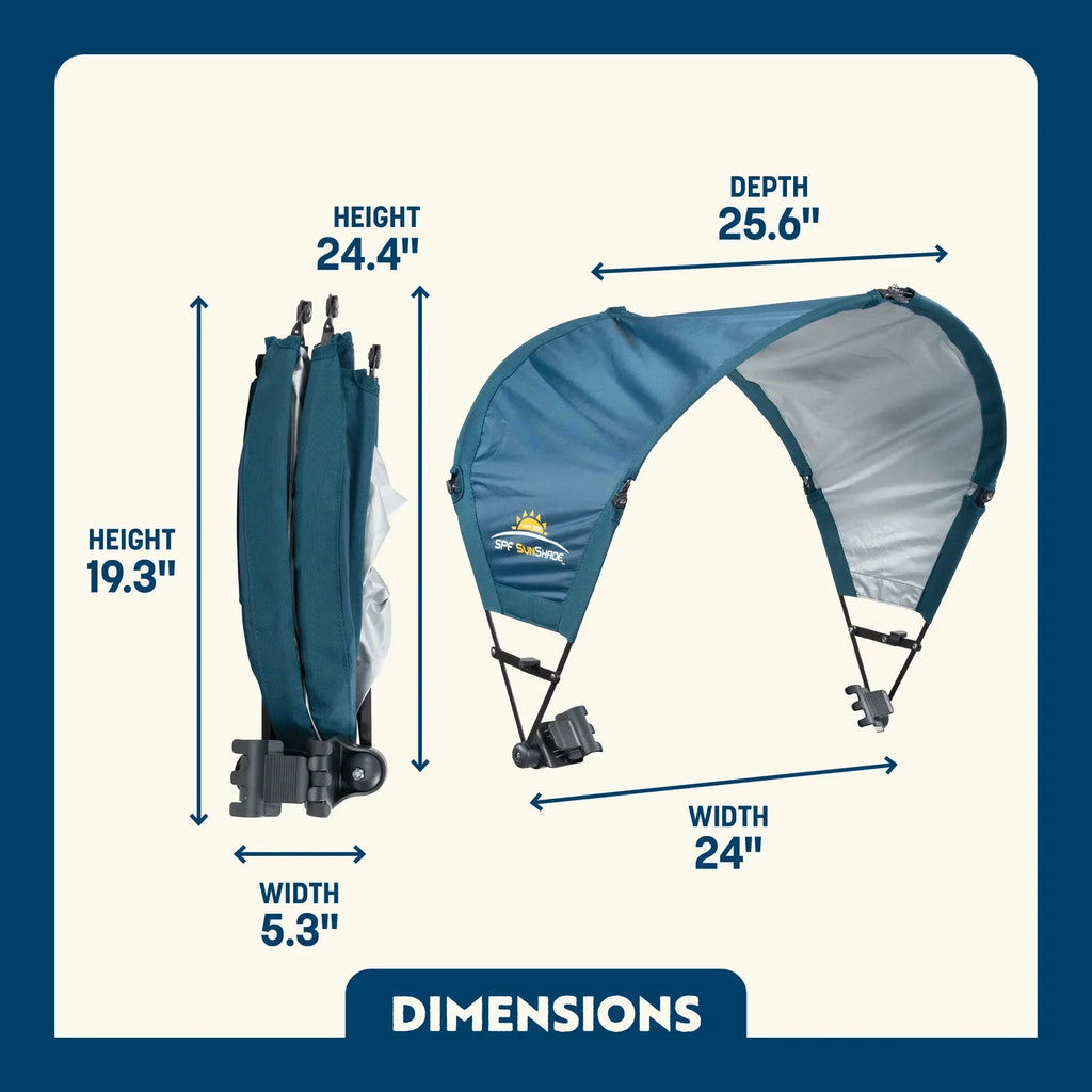 Portable Canopy SunShade Accessory - Teal - SunShade Canopy for Beach & Camping Detail