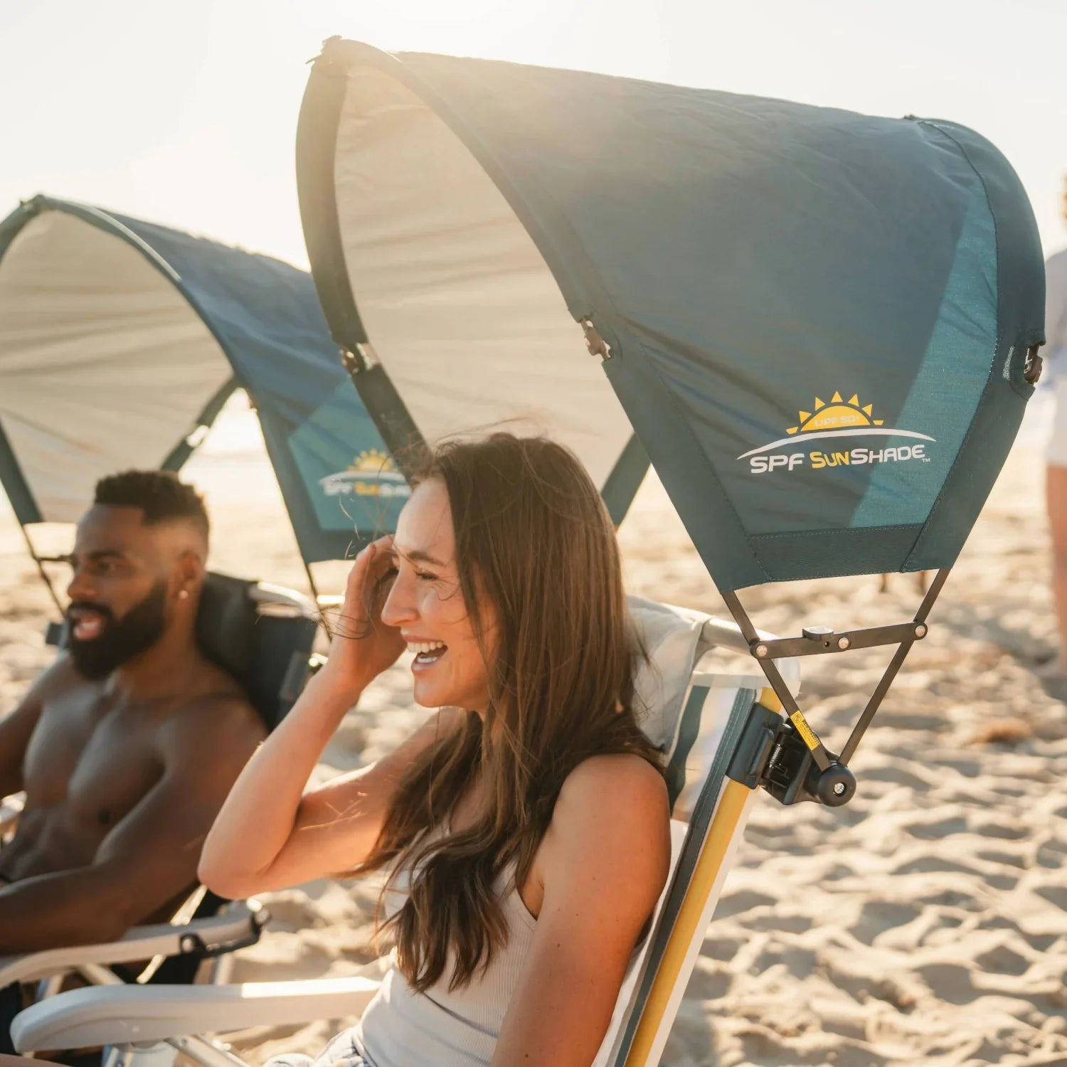 Portable Canopy SunShade Accessory - Teal - SunShade Canopy for Beach & Camping Detail