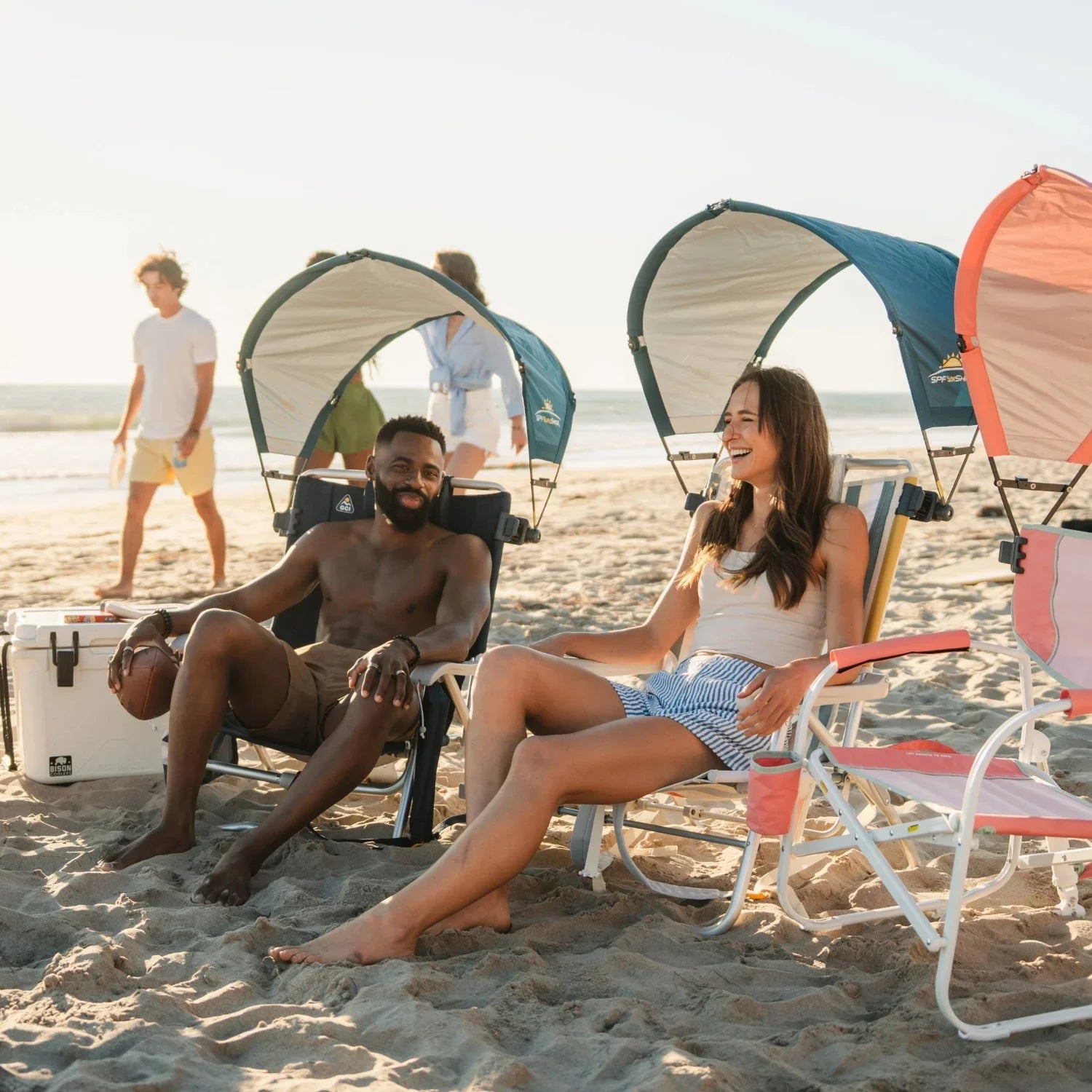 Portable Canopy SunShade Accessory - Teal - SunShade Canopy for Beach & Camping Detail