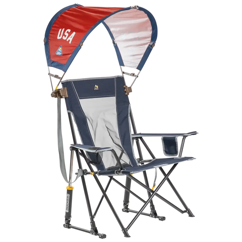 Heavy Duty SunShade Accessory - USA Anniversary Deluxe - Portable Beach Canopy with Adjustable Shade Angle Detail