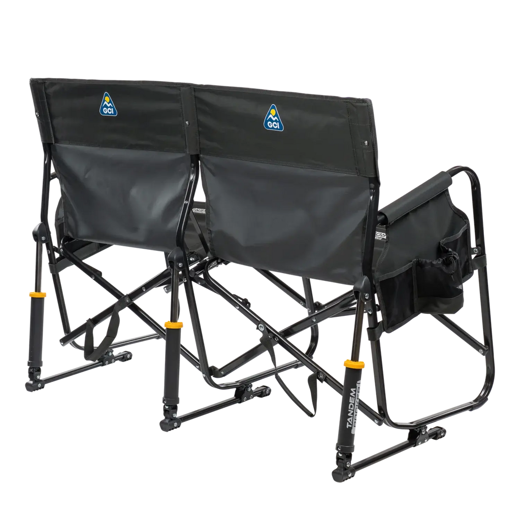 Heavy Duty Tandem Rocker - Folding Rocking Chair - Perfect for Tailgating Detail