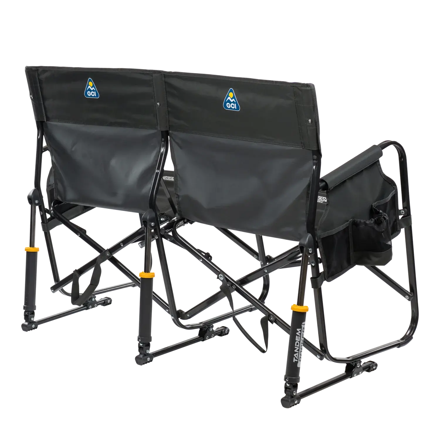 Heavy Duty Tandem Rocker - Folding Rocking Chair - Perfect for Tailgating Detail